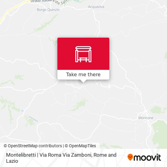 Montelibretti | Via Roma Via Zamboni map