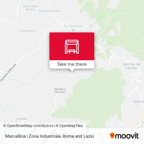 Marcellina | Zona Industriale map