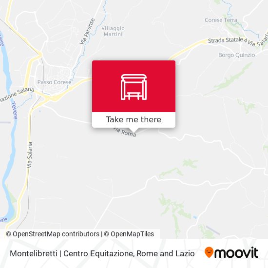 Montelibretti | Centro Equitazione map