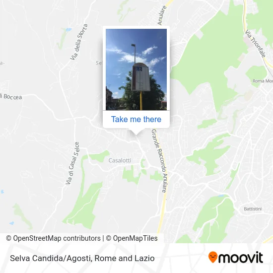 Selva Candida/Agosti map