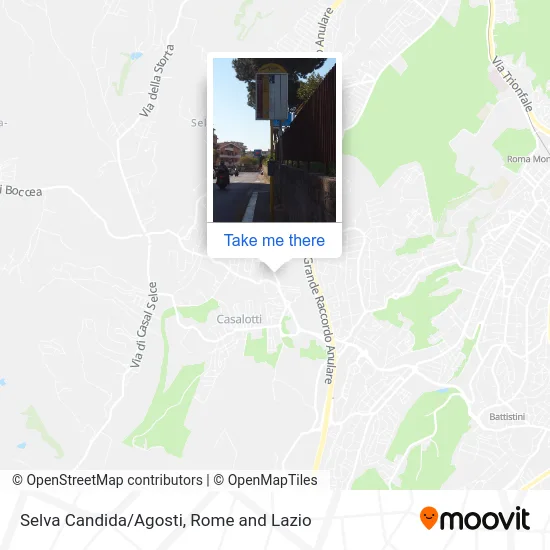 Selva Candida/Agosti map