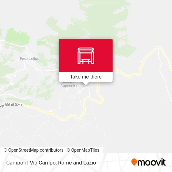 Campoli | Via Campo map