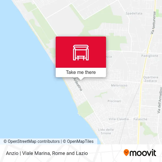 Anzio | Marina Avenue map