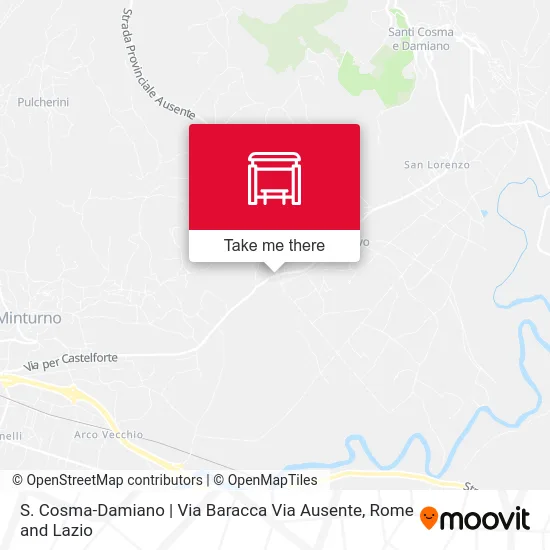 St. Cosmas-Damian | Baracca Road Ausente Road map