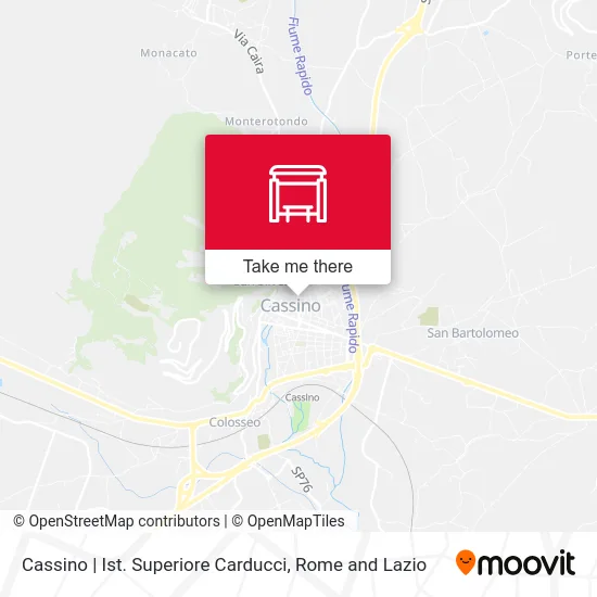 Cassino | Carducci High School map