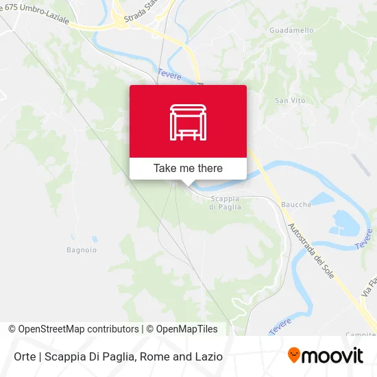 Orte | Scappia Di Paglia map