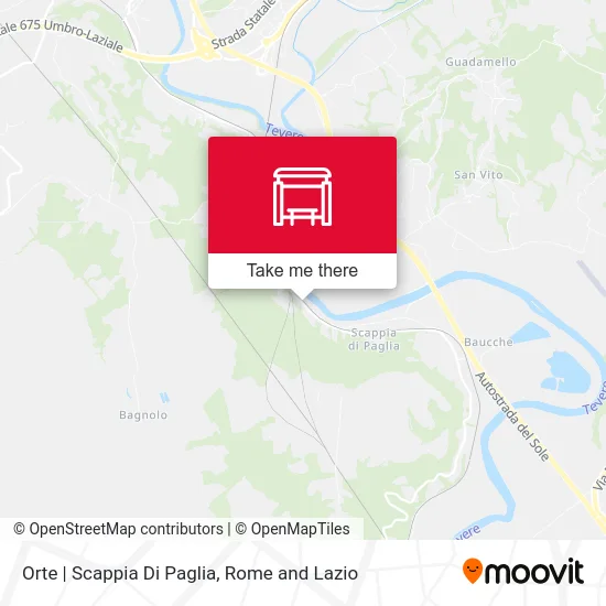 Orte | Scappia Di Paglia map