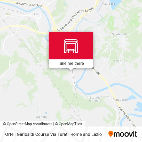 Orte | Garibaldi Course Via Turati map