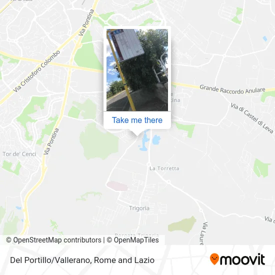 Del Portillo/Vallerano map