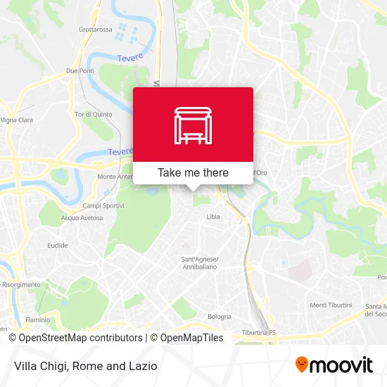 Villa Chigi map