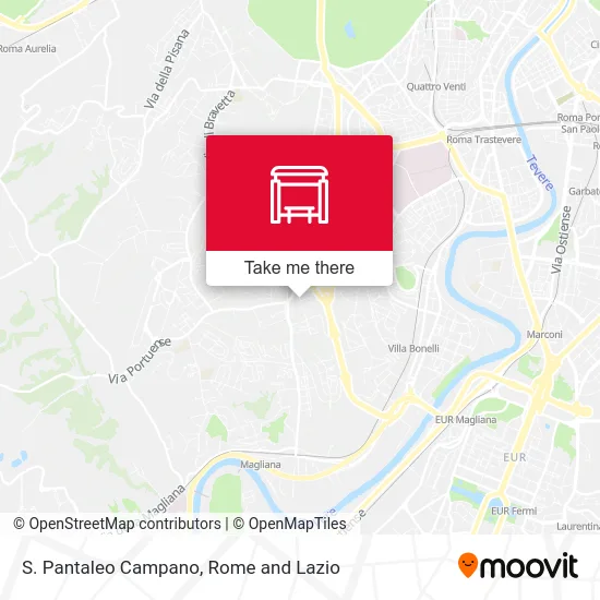 San Pantaleo Campano map