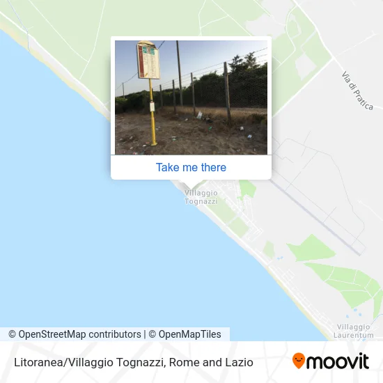 Litoranea/Villaggio Tognazzi map
