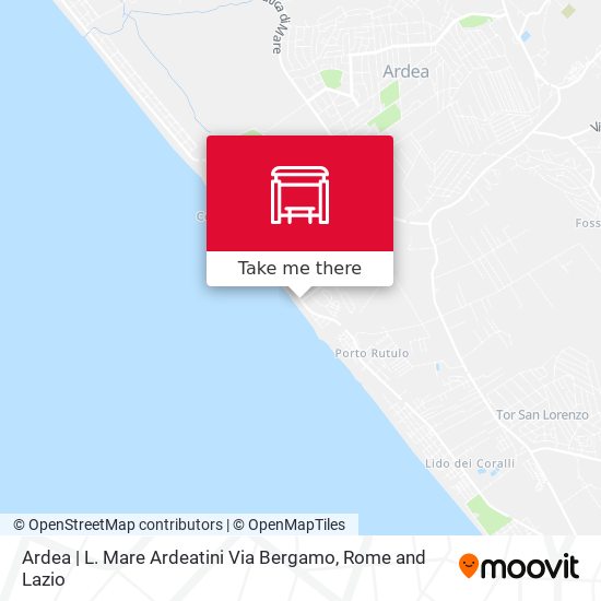 Ardea | L. Mare Ardeatini Via Bergamo map