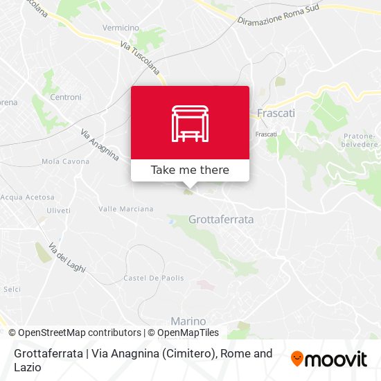 Grottaferrata | Via Anagnina (Cimitero) map