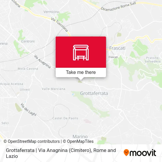 Grottaferrata | Via Anagnina (Cimitero) map