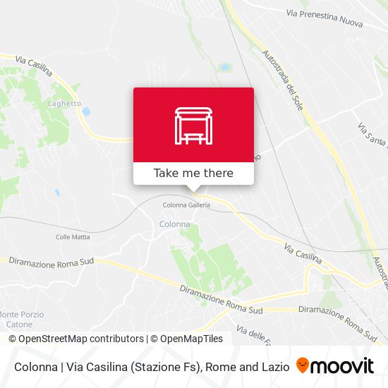 Colonna | Via Casilina (Stazione Fs) map