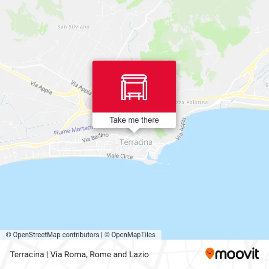 Terracina | Rome Street map