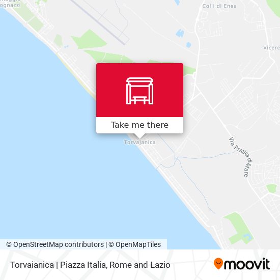 Torvaianica | Piazza Italia map