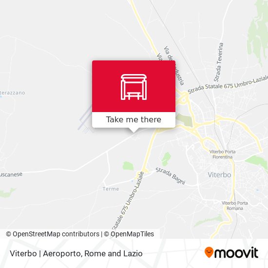 Viterbo | Aeroporto map