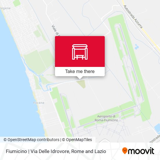 Fiumicino | Via Delle Idrovore map
