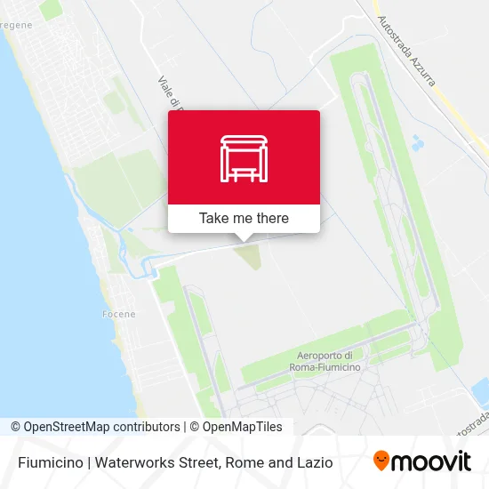 Fiumicino | Waterworks Street map