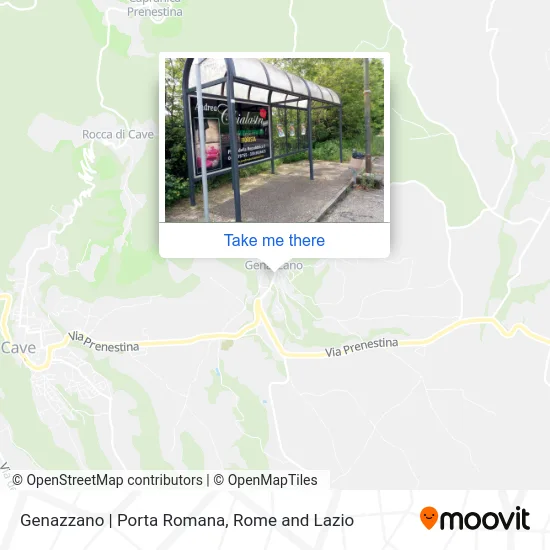 Genazzano | Roman Gate map