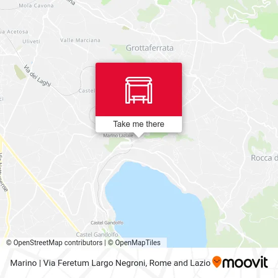 Marino | Via Feretum Negroni Square map