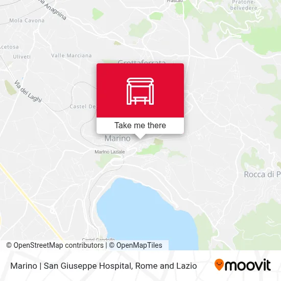 Marino | San Giuseppe Hospital map