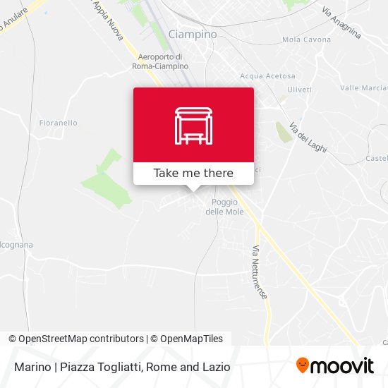 Marino | Piazza Togliatti map
