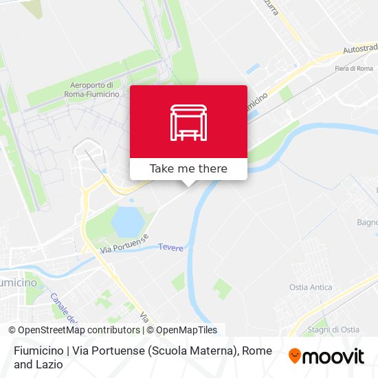 Fiumicino | Via Portuense (Scuola Materna) map