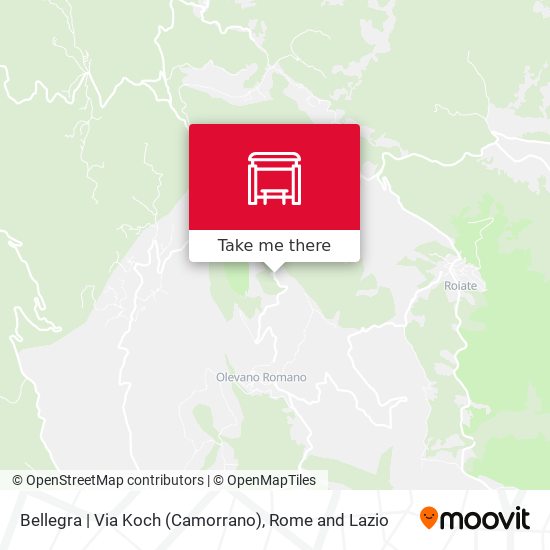 Bellegra | Via Koch (Camorrano) map