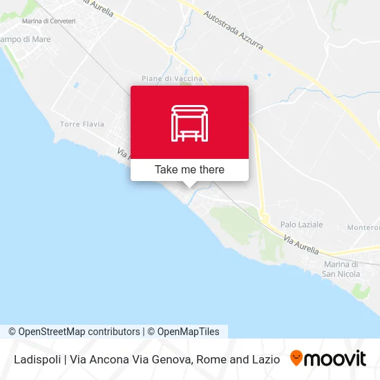 Ladispoli | Via Ancona Via Genova map