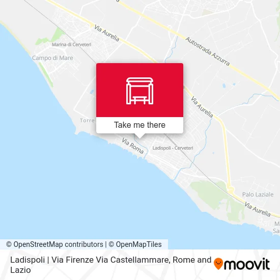 Ladispoli | Florence Street Castellammare Road map