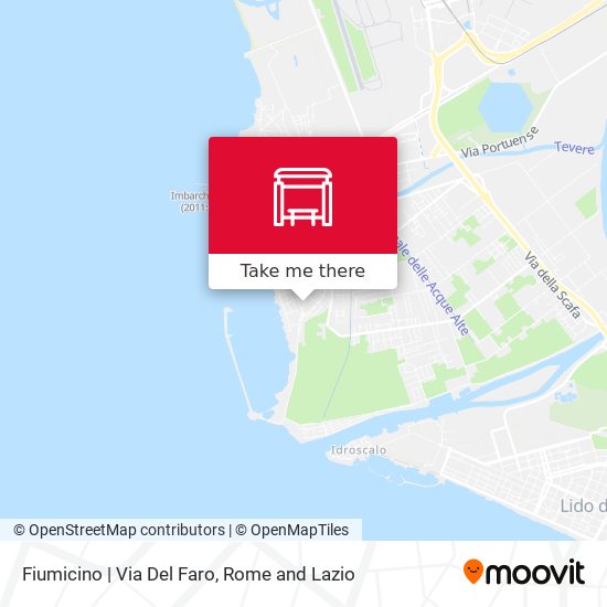 Fiumicino | Via Del Faro map