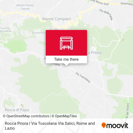 Rocca Priora | Tuscolana Street Willow Street map