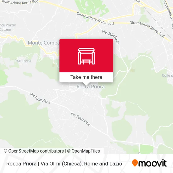 Rocca Priora | Via Olmi (Church) map