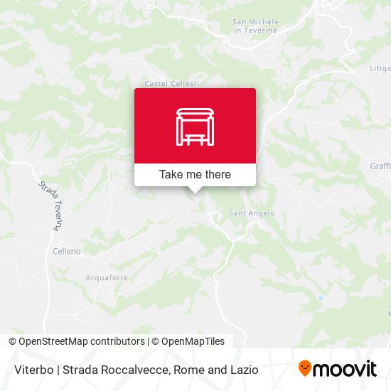 Viterbo | Strada Roccalvecce map