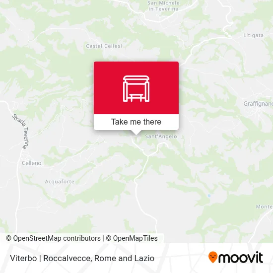 Viterbo | Roccalvecce map