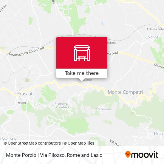 Monte Porzio | Via Pilozzo map