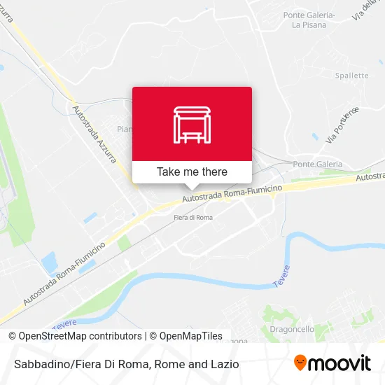 Sabbadino/Fiera Di Roma map