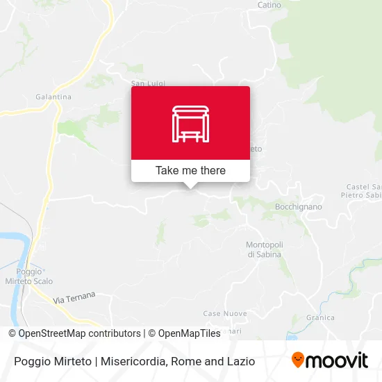 Poggio Mirteto | Misericordia map