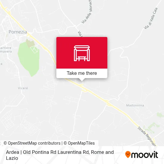 Ardea | Old Pontina Rd Laurentina Rd map