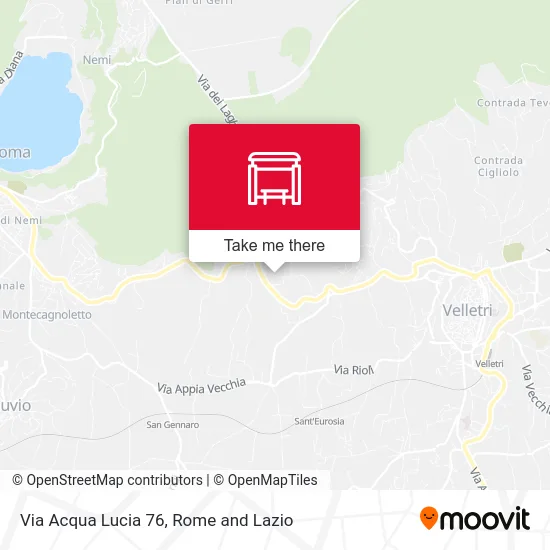 Via Acqua Lucia 76 map