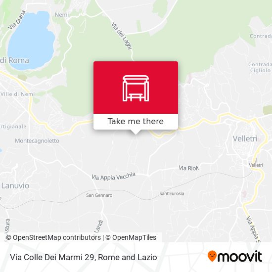 Via Colle Dei Marmi 29 map