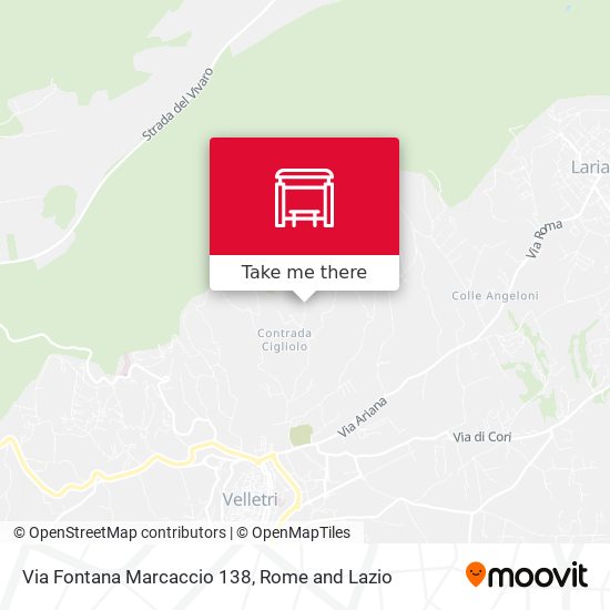 Via Fontana Marcaccio 138 map