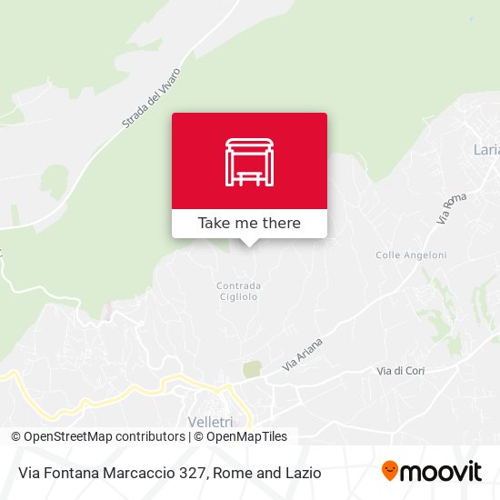 Via Fontana Marcaccio 327 map