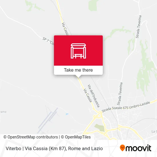 Viterbo | Cassia Road (Km 87) map