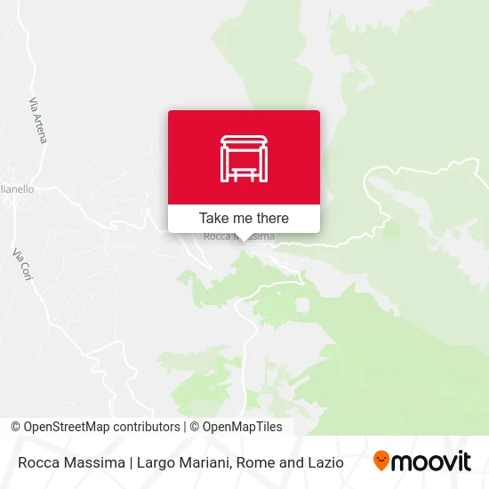 Rocca Massima | Largo Mariani map