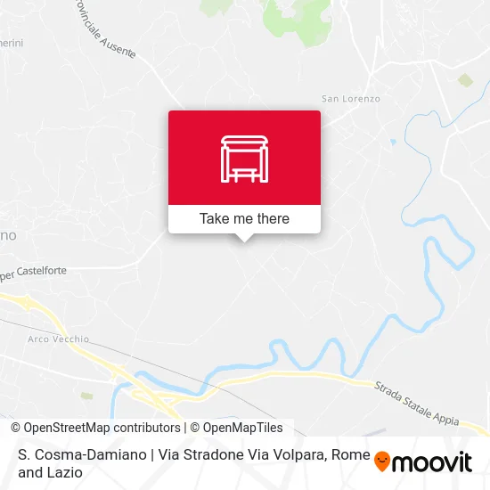 St. Cosmas-Damian | Stradone Street Volpara Street map