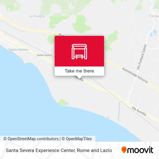 Santa Severa Experience Center map